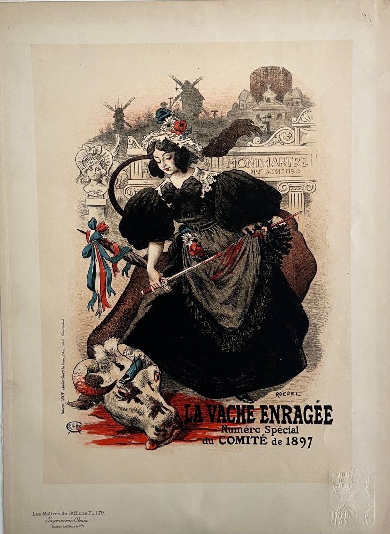 La Vache enragée (Plakat) - Henri de Toulouse-Lautrec als Kunstdruck